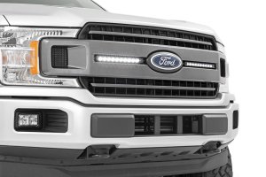 Ford F-150 LED Light Kit - Grille Mount - Rough Country - 10 Ford F-150 LED Light Kit - Grille Mount - Rough Country - 10